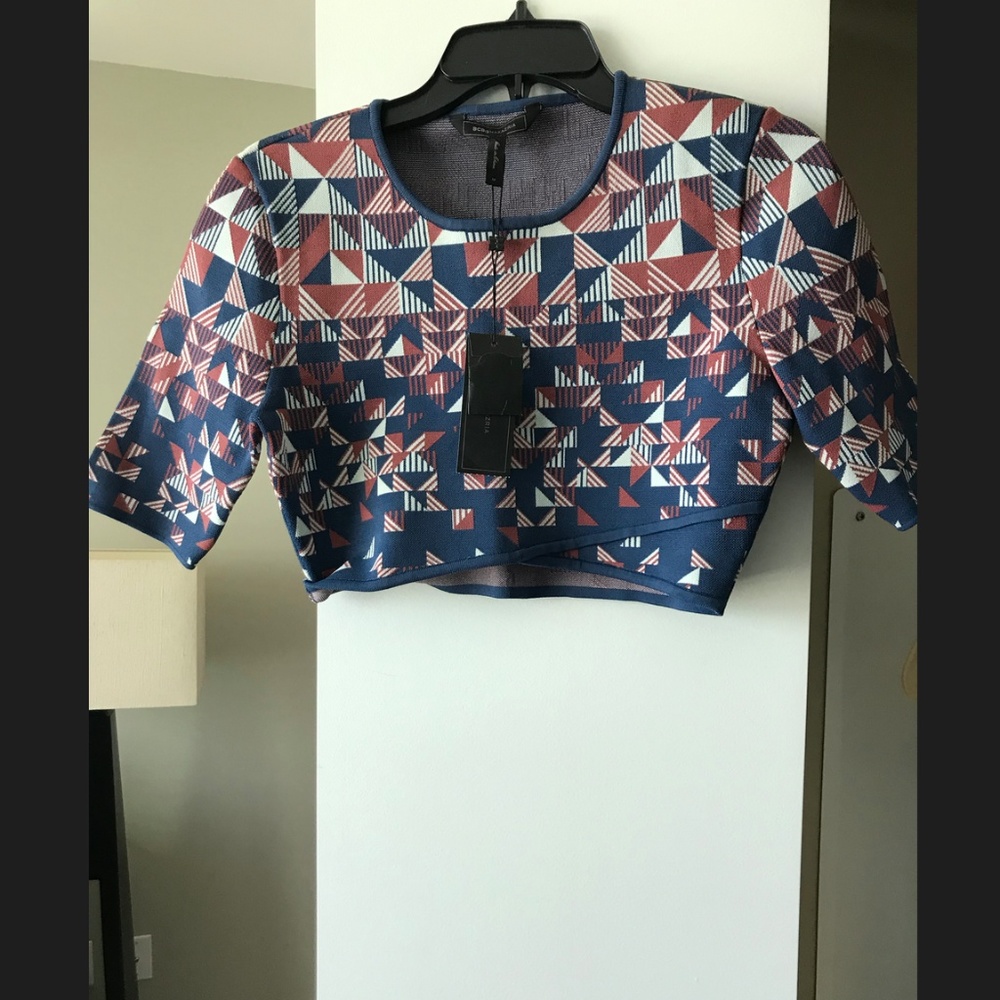 BCBG bandage crop top - NEW